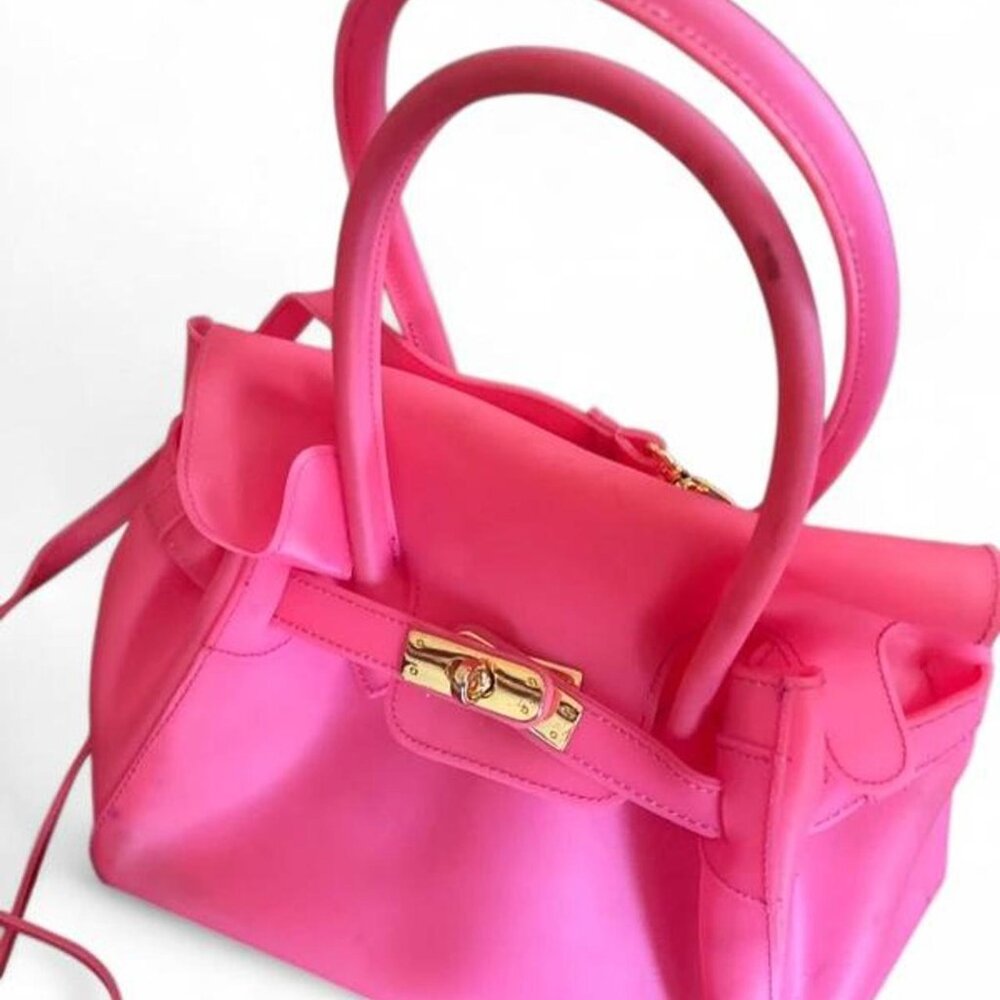 Neon Pink Jelly Bag